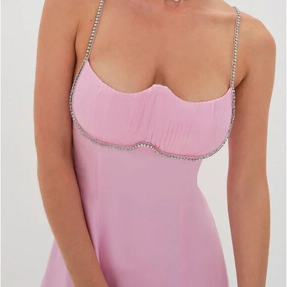 For Love & Lemons Elora Rhinestone Dress – NWT – Size Medium - Picture 7 of 16